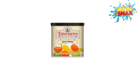 Taveners Fruit Drops British cans 200gm