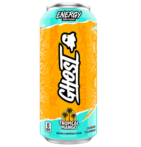 Ghost Energy Drink Tropical Mango Zero Sugar