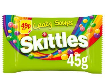 Skittles Crazy Sours 45G