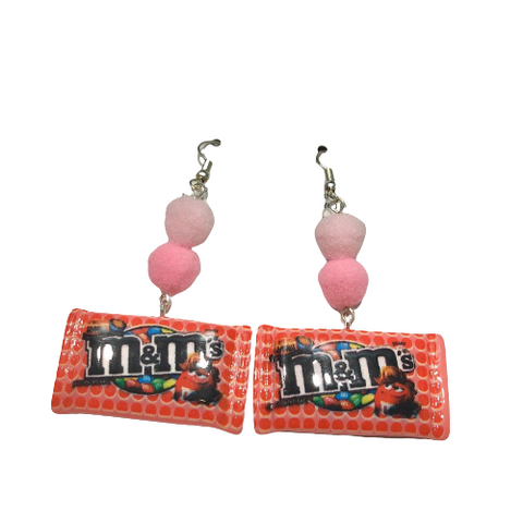 M&M's Peanut Butter Earing (RED)