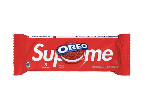 Oreo x Supreme red cookie