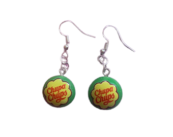 Chupa Chups earing  (green)