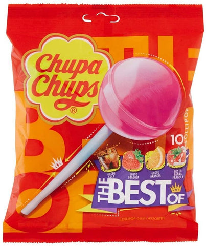 Chupa Chups The Best Of Lollipops 10 Assorted Flv