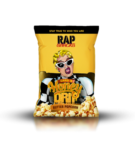 Rap Snacks “Cardi B” | Honey Drip Butter Popcorn