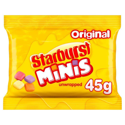 Starburst Minis Original Sweets Bag 45G